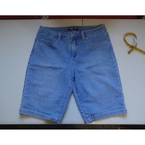 Riders by Lee Mid Rise Bermuda Shorts Blue Size 8